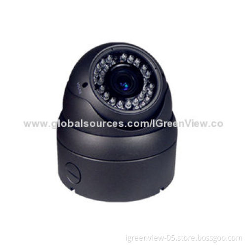 HDIS 1,200TVL 1/3-inch Sony Exmor CMOS Vandal-proof IR Dome Camera, Deep Base for Hiding Cables